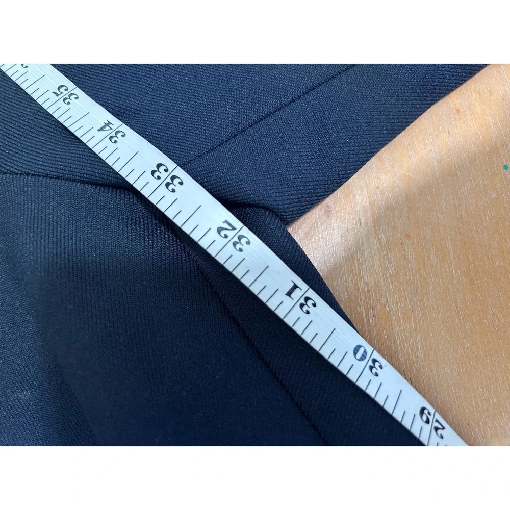 Vintage Levis Action Slacks Mens 36x32 Navy Blue‎ Straight Leg Dress Pants